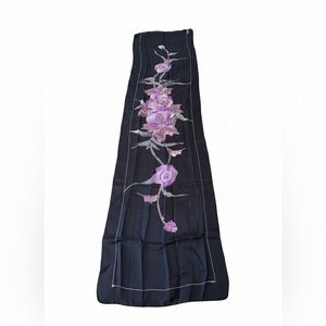 Chic Black and Pink Scarf